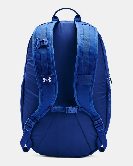 UA Hustle 5.0 Team Backpack, Blue, pdpMainDesktop image number 2